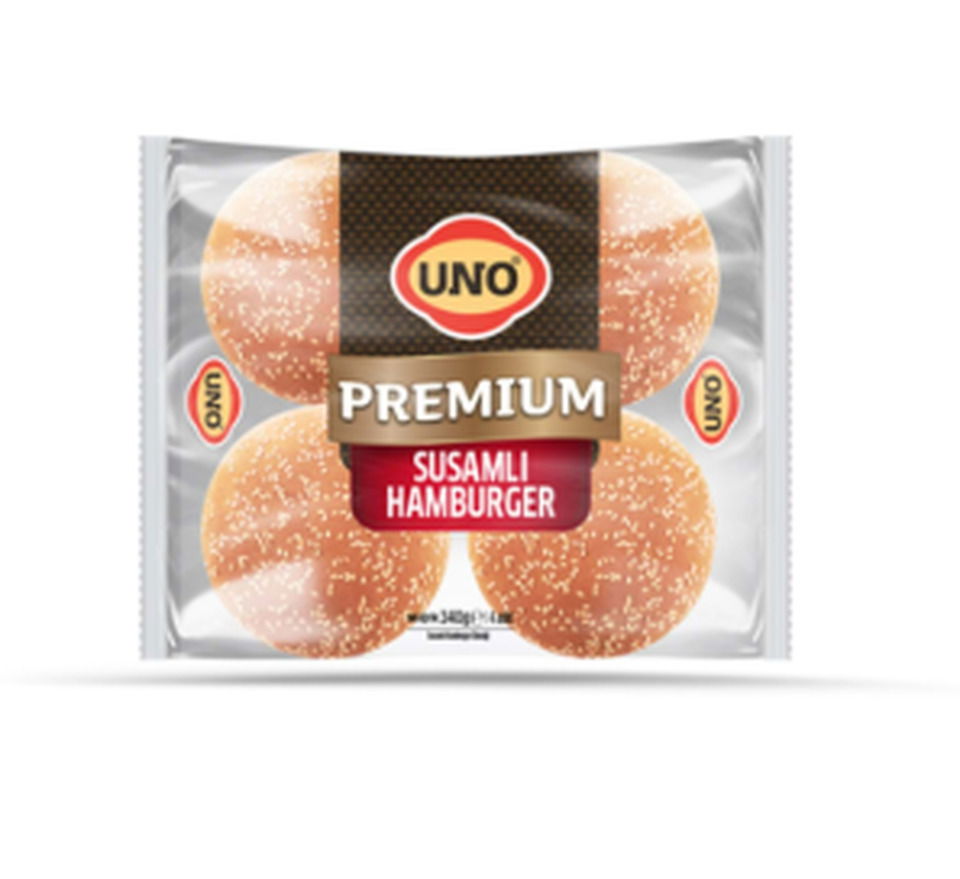 UNO PREMİUM SUSAMLI B. HAMBURGER 4'LÜ 340GR